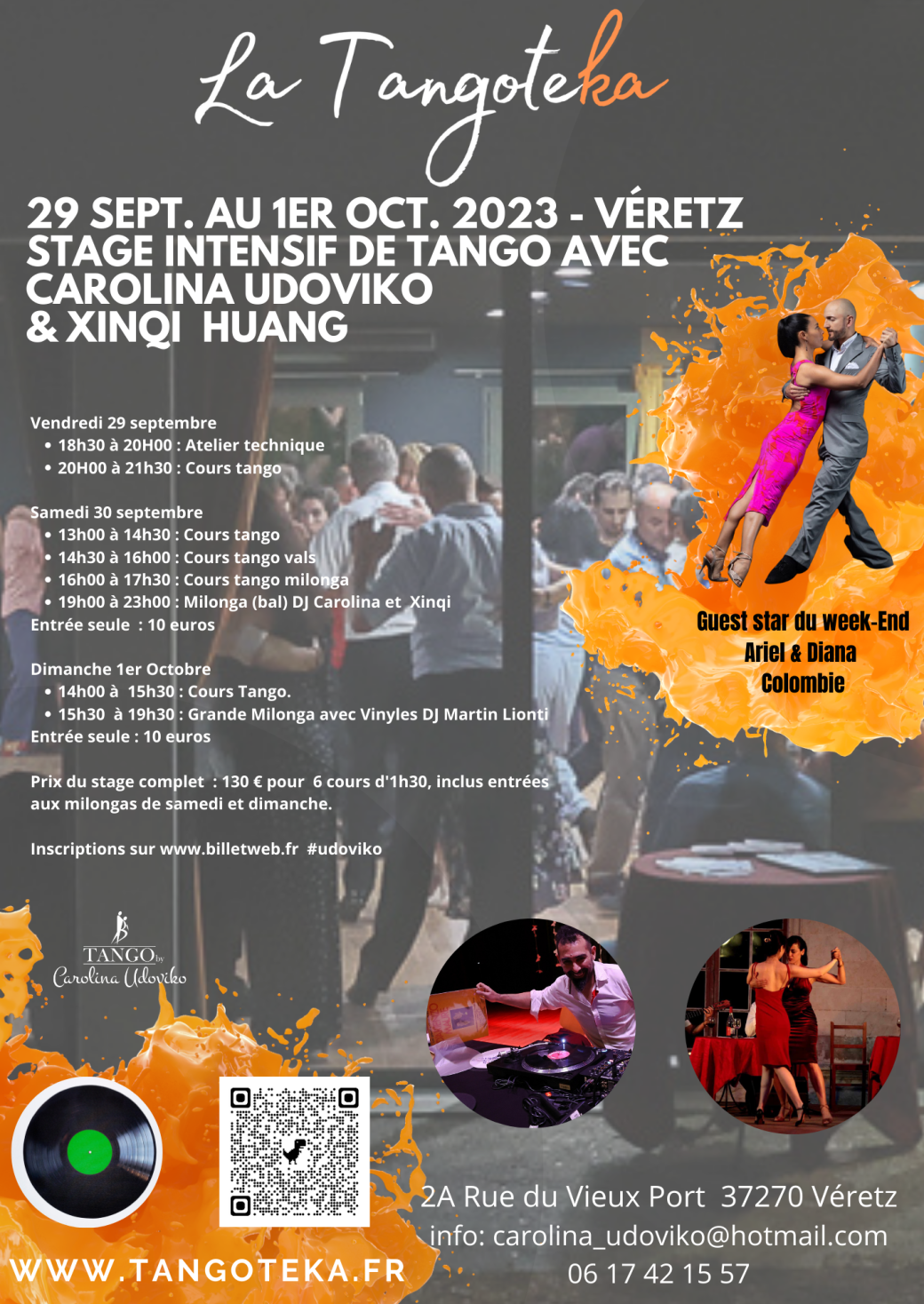 Weekend Tango Argentin | La Tangoteka - Véretz | 29 sept au 1er Oct