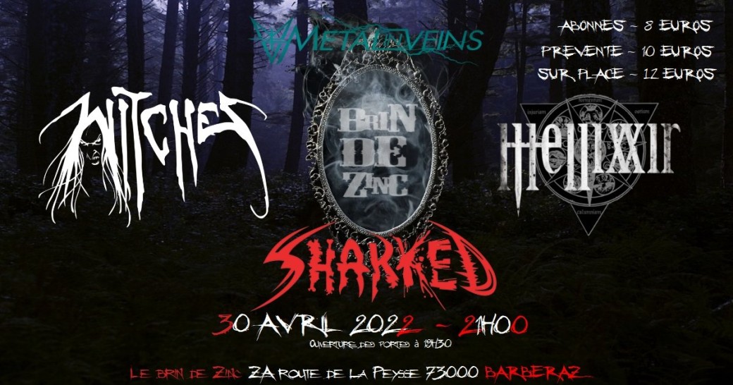 Witches x Sharked x Hellixxir (Thrash Metal • Metal in Veins)