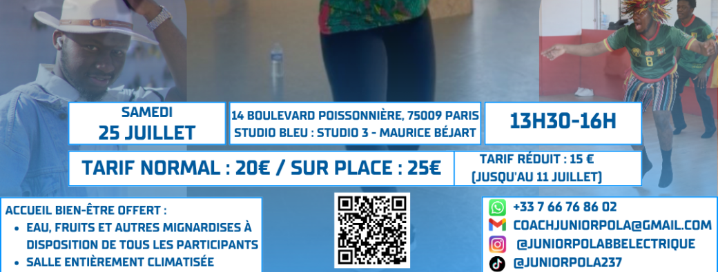 Workshop Afro Dance - Spécial Anniversaire du Coach Junior Pola