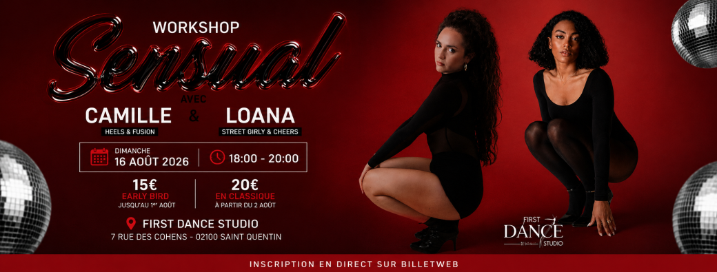 Workshop Sensual – Camille & Loana | First Dance Studio
