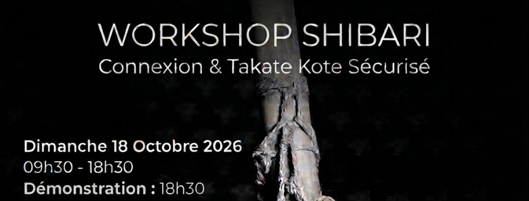Workshop Shibari — Connexion & Takate Kote Sécurisé