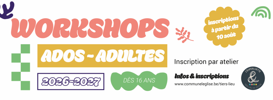 Workshops ados-adultes