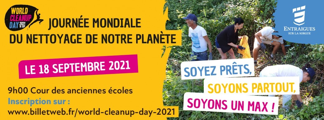 World Cleanup Day 2021 - Entraigues-sur-la-Sorgue