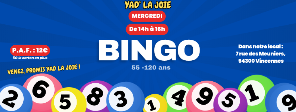 YAD LA JOIE - BINGO