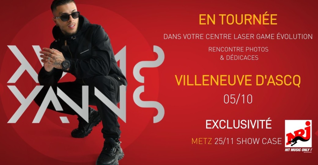 YANNS au Laser Game Evolution de VILLENEUVE D'ASCQ