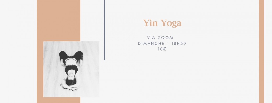 Yin Yoga Sur Zoom 