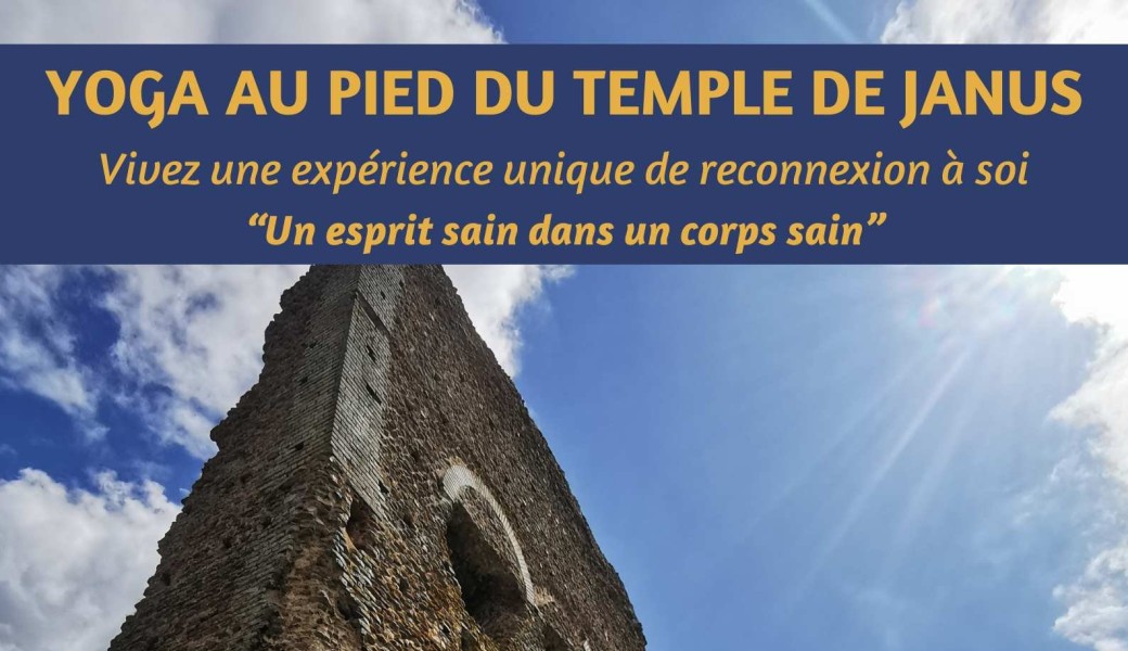 Yoga au pied du temple de Janus