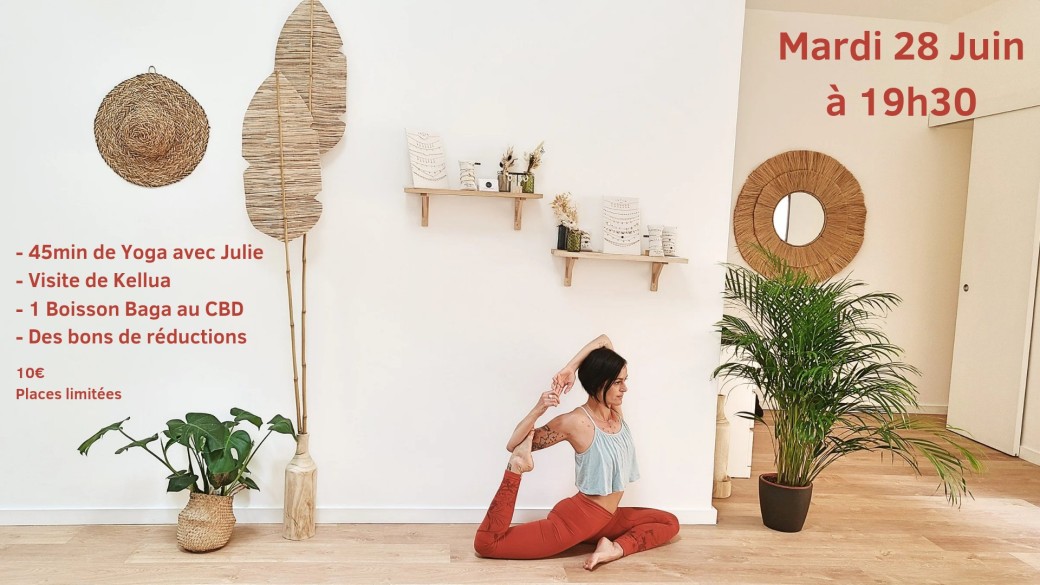 Yoga chez Kellua x Baga Boissons