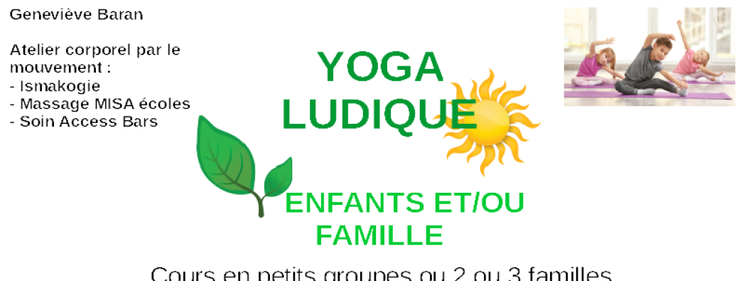 Yoga ludique et créatif en famille
