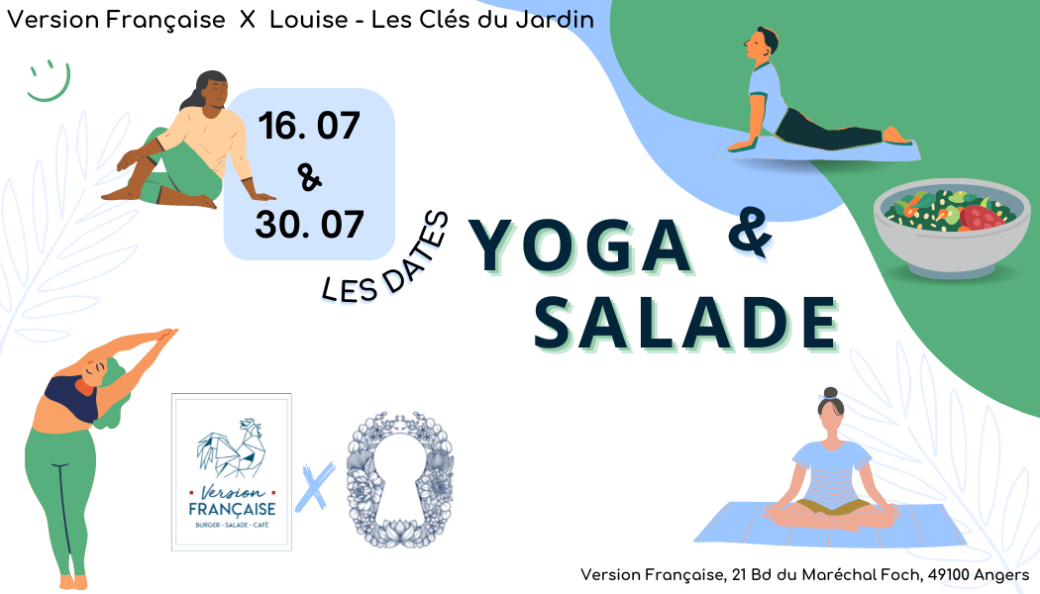 Yoga & Salade chez Version Française !