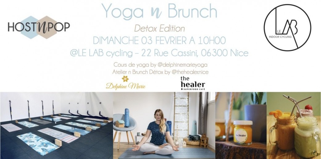 Yoga n Brunch Detox Edition // HostnPop x Le Lab Cycling 