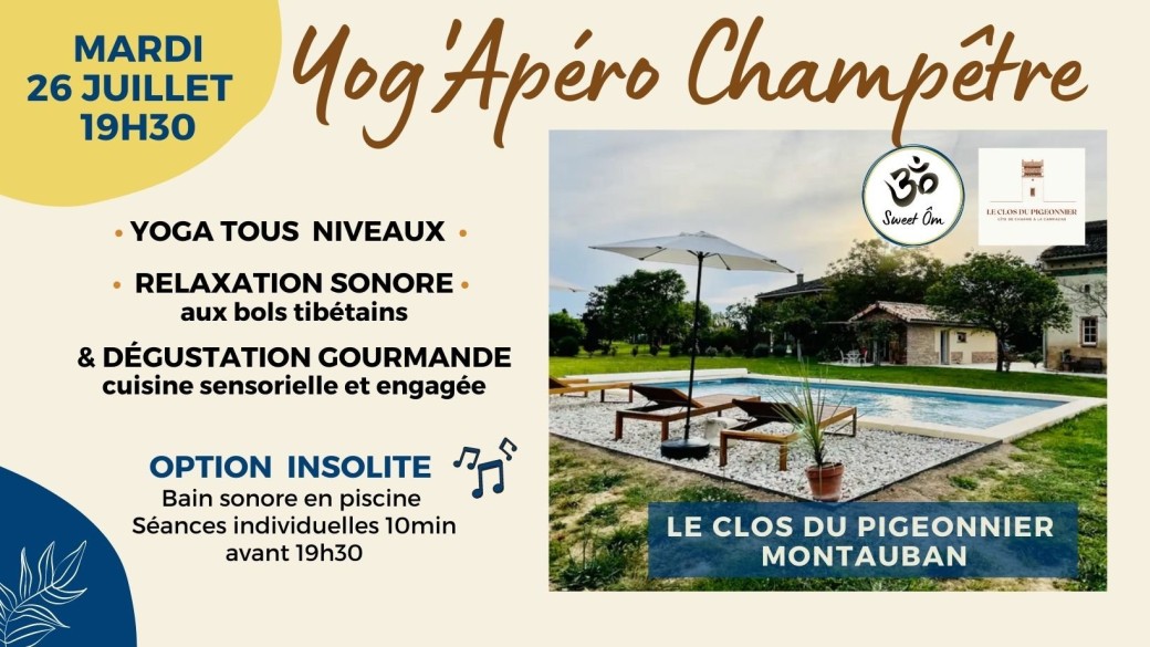 Yog'apéro champêtre & piscine