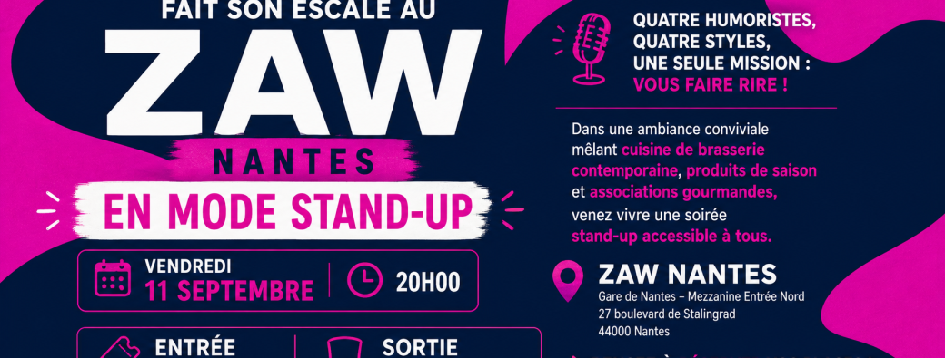 ZAW EN MODE STAND-UP