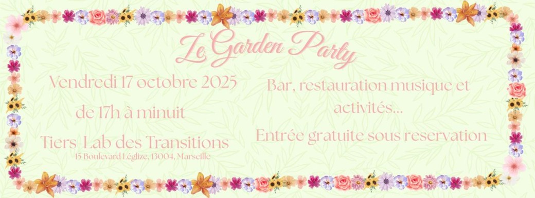 Ze Garden Partie - Ze BourgeoiZ fête ses 10 ans
