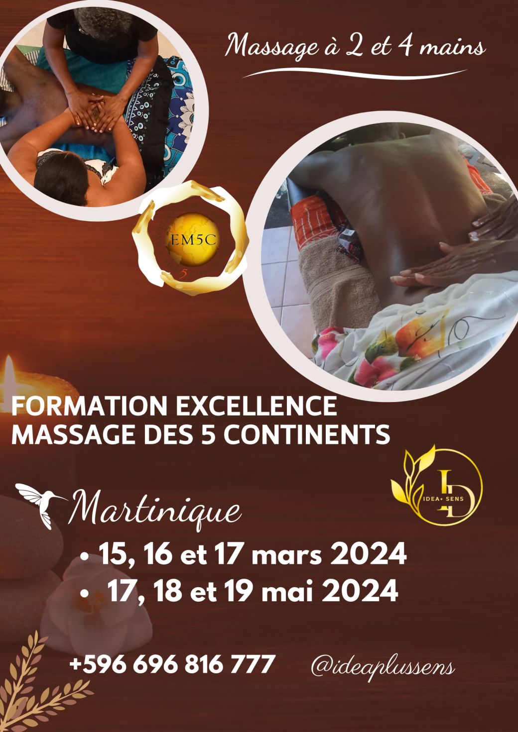 Tickets Formation Excellence Massage Des 5 Continents Martinique Tickets formation excellence massage des 5 continents martinique