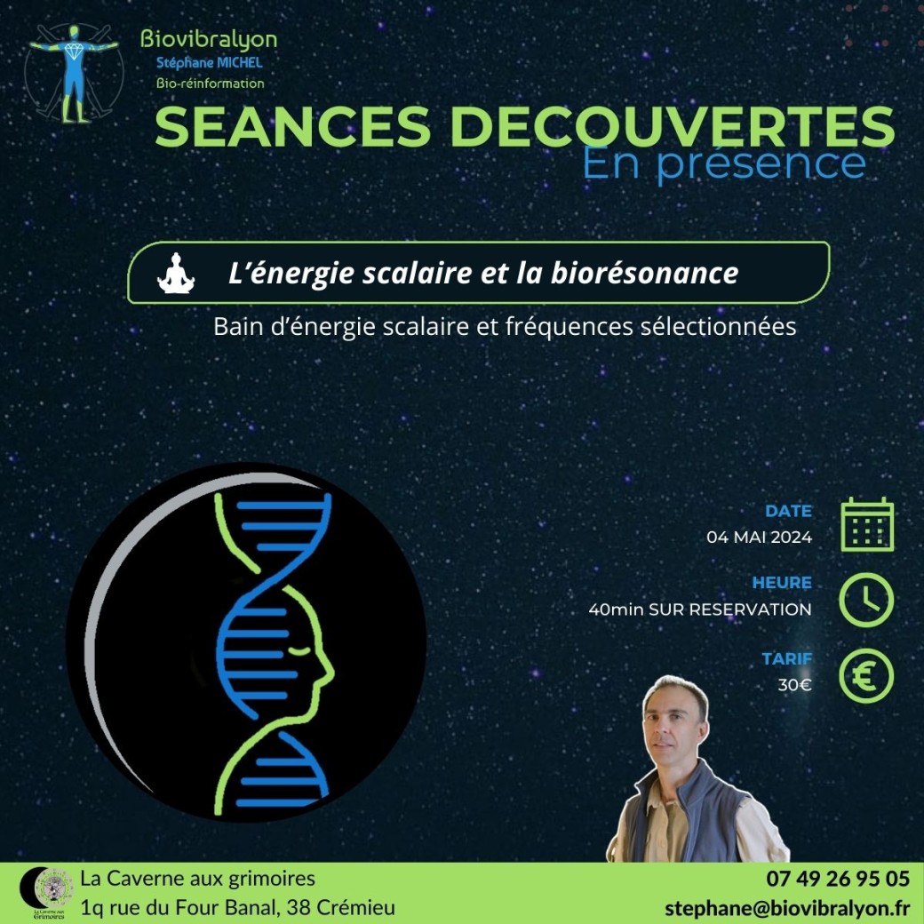 Tickets Séance découverte de la biorésonance 04 mai 2024 Billetweb — free download