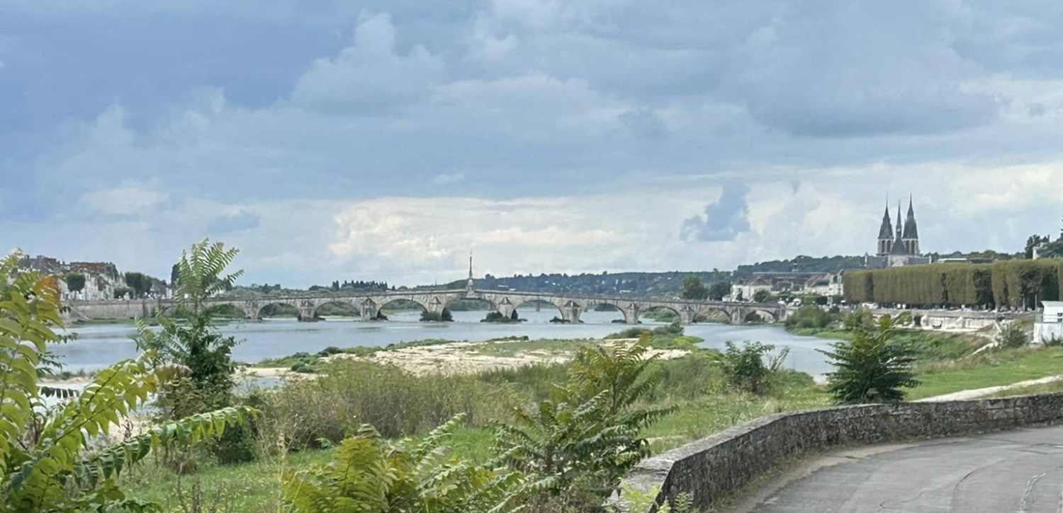 La Loire à Vélo arrivant sur Amboise