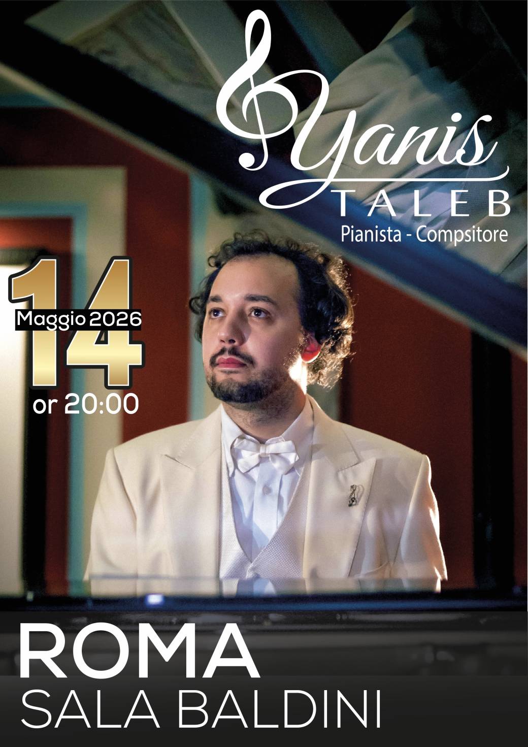 Tickets Yanis TALEB Recital Di Pianoforte Tra Oriente E Occidente Tickets Yanis TALEB Recital Di Pianoforte Tra Oriente E Occidente