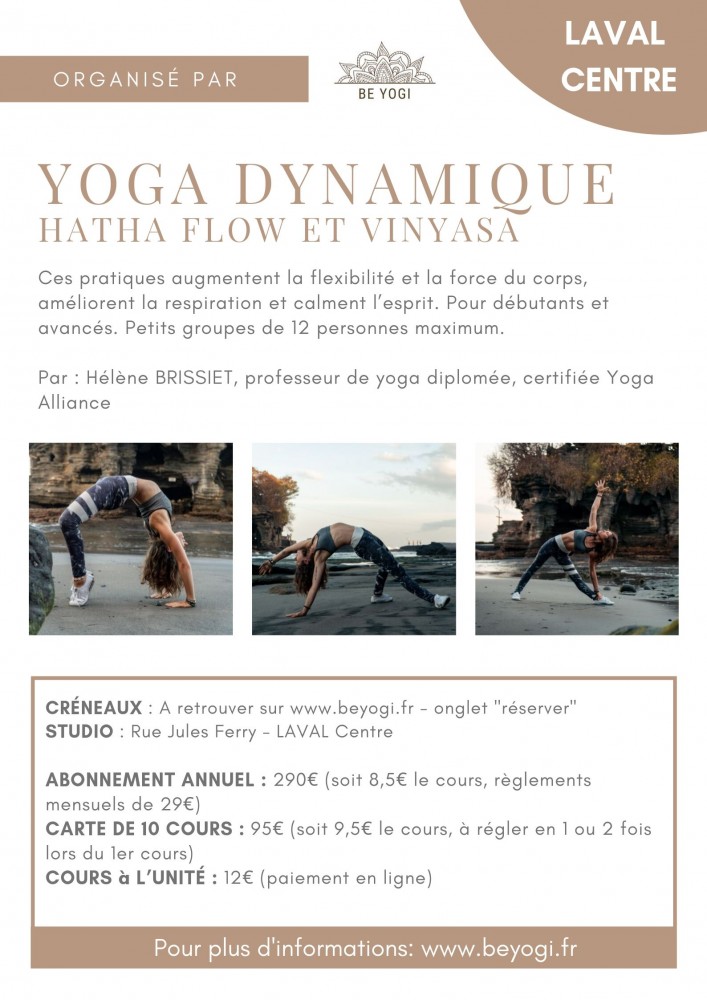 Tickets : Cours de Yoga ( Laval Centre ) - Billetweb