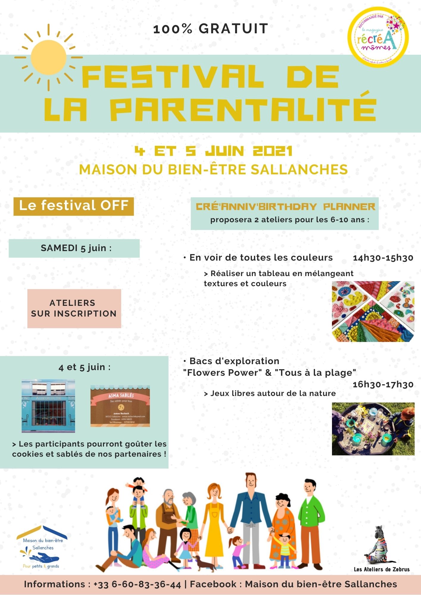 Le OFF du festival : ateliers enfants 6-10 ans le 5 juin 2021