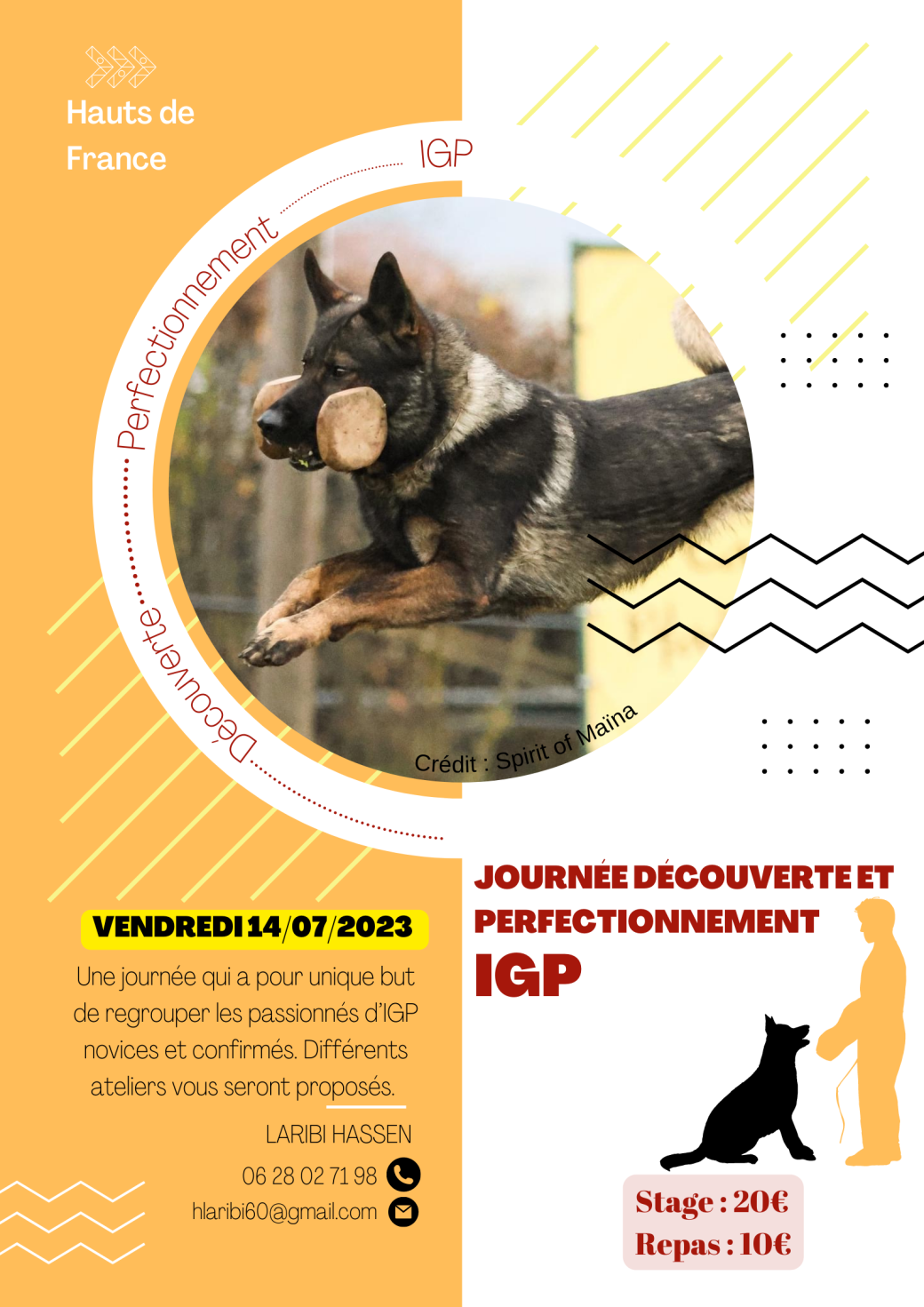 Tickets Journée découverte et perfectionnement IGP Billetweb