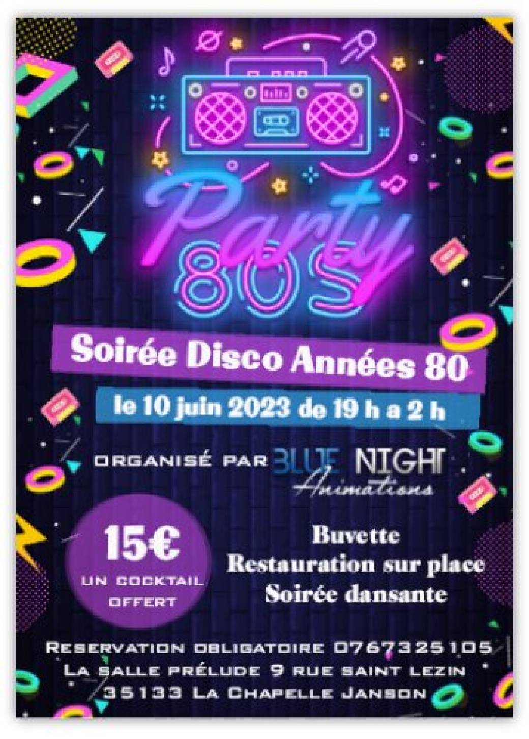 Spot soirée disco