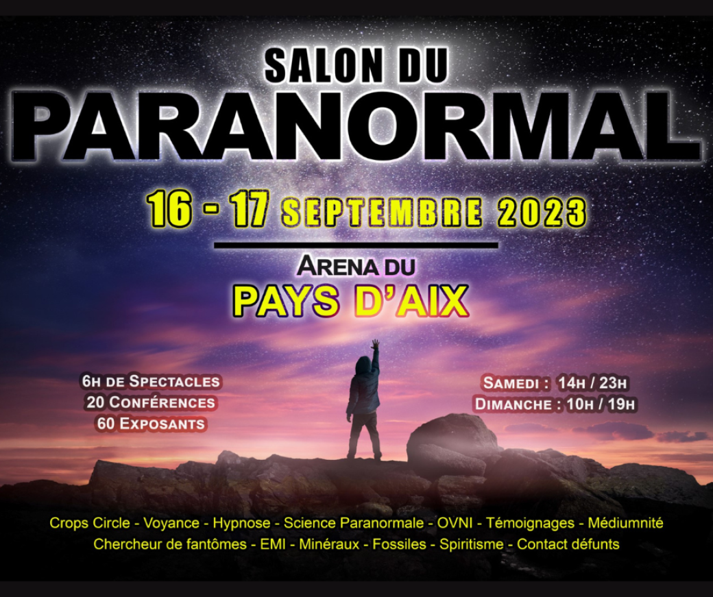 Tickets : Salon du Paranormal / Aréna Pays d'Aix - Billetweb
