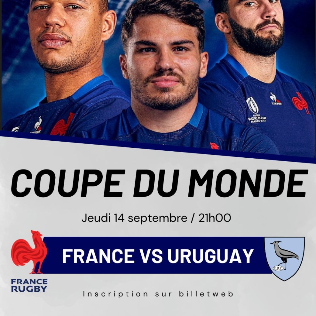 Tickets Coupe du monde de RUGBY France / Uruguay Billetweb